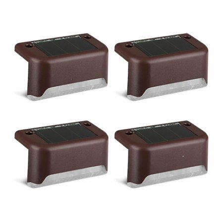 Aurinkoenergialla toimivat LED-terassivalot ulkokäyttöön puutarhaan, terassille, polulle, portaille, aidalle