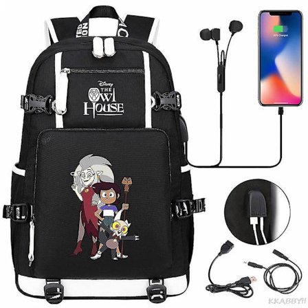 The Owl House Ryggsäck Kapacitet Män Kvinnor Reseryggsäck Laptop Vattentät multifunktionell dator skolväskor