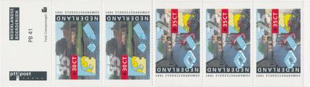 Holland 1991 - Frimærkehæfte NVPH PB 41 - Postfrisk