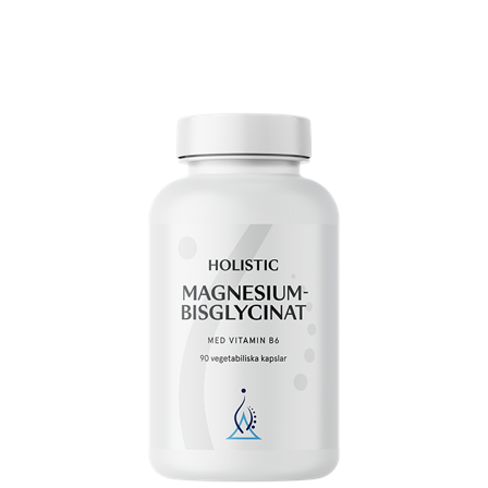 Holistic Magnesiumbisglycinat 100 mg 90 Vegetabilske kapsler