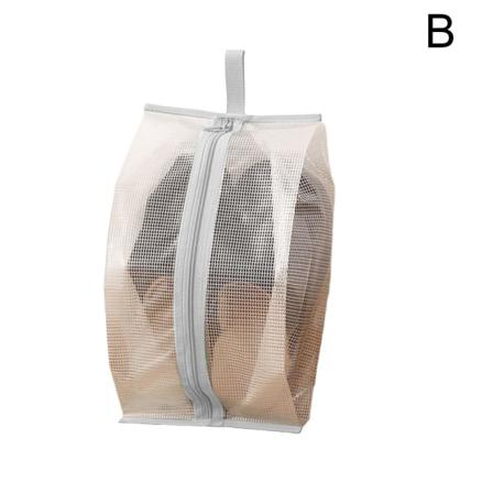 Bärbar Reseskoväska Organizer Förvaringsväska Zip Transparent