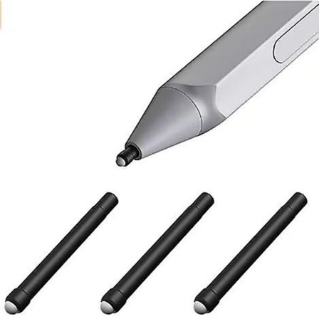 3 kpl Stylus-kynää Microsoft Surface Pro 8/7/6/5/4/3/x, Surface Go 3/2/1, Surface Book/laptop -kynälle, jossa pyyhekumipainike