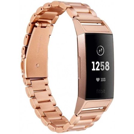 Metallarmband Fitbit Charge 4 Rosegold