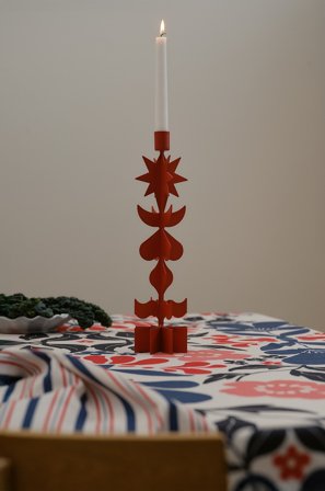 Jotex - Telysholder rød - BIANCA - Kjøp Juledekor hos Jotex