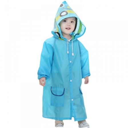 Barn Regnrock Barn Regnkläder Set för Ålder 3-6 Pojke Flicka Barn Cartoon Barn Regnjacka Vattentät