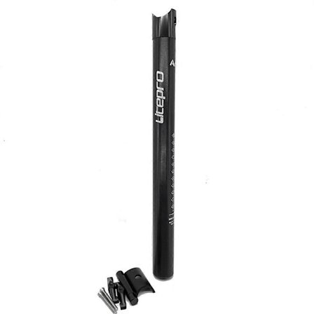 Litepro Sammenleggbar Sykkel Setepinne Aluminium Legering 33.9X400mm Svart