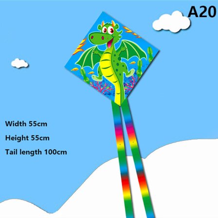 Barnegaver firkantede drager Flyvende leker Drager for barn A