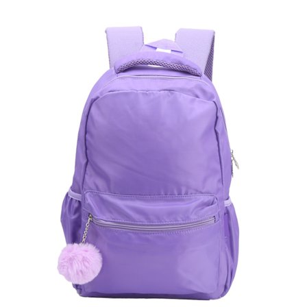 Student Resväska Bärbar Snygg Ryggsäck Enkelt Barn Skola Väska FödelsedagspresentLila