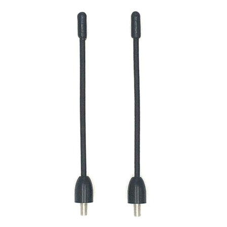 2x antenn kompatibel med Sennheiser Sk Ek 100 300 500 G1 trådlös Bodypack Reparationsmikrofon