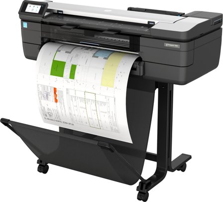 HP DesignJet T830 - multifunksjonsskriver - farge
