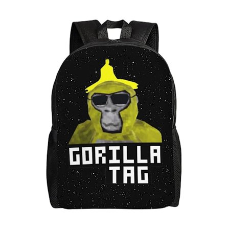 Gorilla Tag Skolesekken for Tenåringsjenter, Mellomskolesekk, Laptopvesker