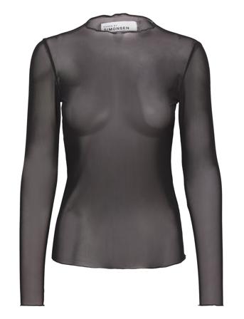 Deshkb Ls Tee Karen By Simonsen Black