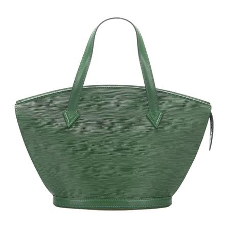 Louis Vuitton Vintage, Pre-owned Epi Saint Jacques PM Short Strap Leather Groen, Dames, Maat:ONE Size