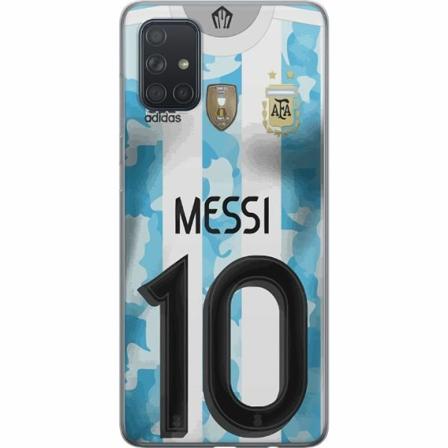 Samsung Galaxy A71 Genomskinligt Skal Lionel Andrés Messi