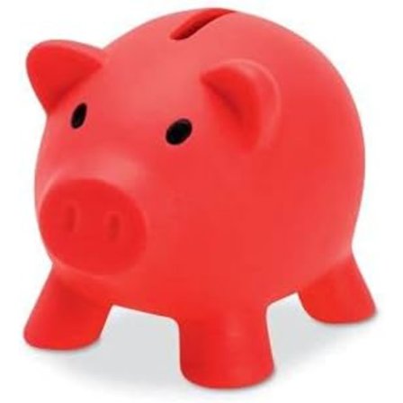 Myk og fargerik sparegris. Sparegris for barn