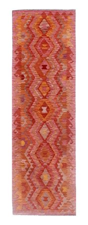 Kilim Afghan Old Style Rug Oriental Runner (Wool, Afghanistan)