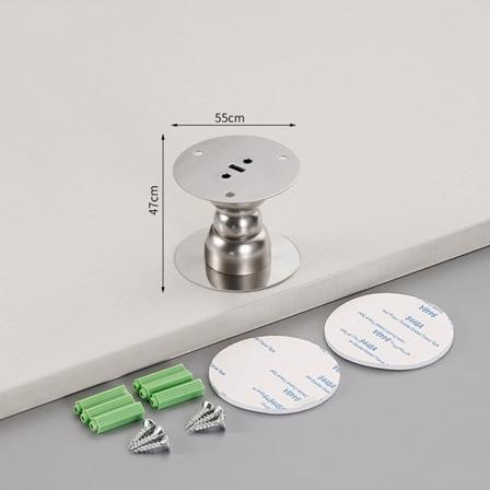 Magnetisk dørstopper i rustfrit stål - Lydløs dørstopperholder Hom A1