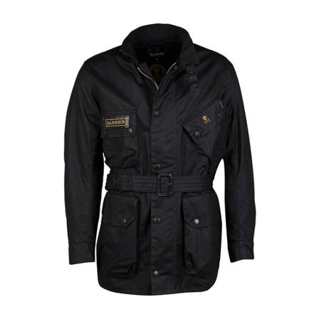 Barbour, Jack Waxed Jacket Czarny, Mężczyzna, Rozmiar: L