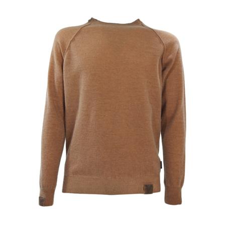 Bob, Round-neck Knitwear Bruin, Heren, Maat:2XL