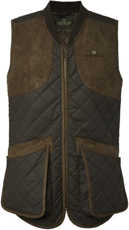 Chevalier Vintage Shooting Vest ammuntaliivi, Leather Brown