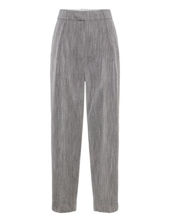 Glendasz Pants Bottoms Trousers Straight Leg Silver Saint Tropez
