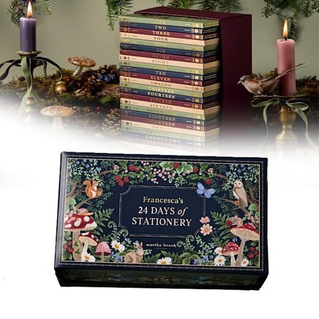 Skrivesaker Adventskalender 2024, Skrivesaker Jule Nedtellingskalender, 24 Dager Med Skrivesaker Adventskalender, Tell Ned Til Julekalender