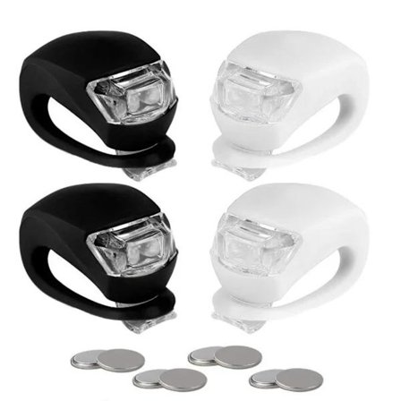 (Pow yeah!) 4-pakke LED-blinklysklippsett for sikkerhet