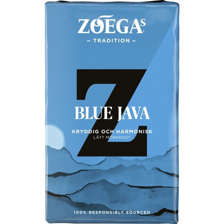 ZOEGAS Kaffe Blue Java, mörkrost, 450 g - Lyreco - Kök och servering - Kaffe och te - Bryggkaffe