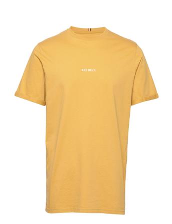 Lens T-Shirt T-shirts Short-sleeved Gul Les Deux