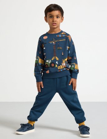 Lindex Trousers Extra Durable - Navy - 92