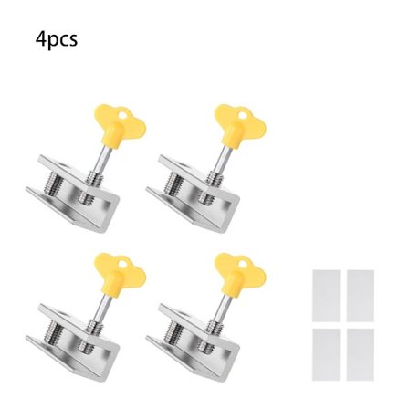 Fönsterlås Set Skjutfönsterlås 4 ST 4 ST