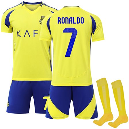 Al-Nassr FC Fodboldtøj til børn 2024-2025 Nr. 7 Ronaldo_sai