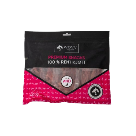 WOVV - Godbiter And Strimler 400 g - Hund - Hundegodbiter & tyggebein - Belønningsgodbiter for hund - ZOO.no
