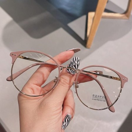 Anti-Blue Light Briller Overdimensjonerte briller ROSA ROSA