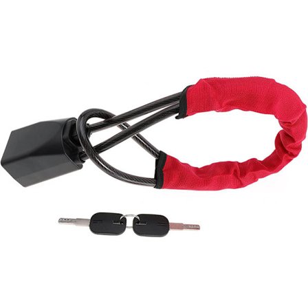 Bil Tyverisikringsstang, 2 Nøgler (RØD) Bil Tyverisikring, Ratlås