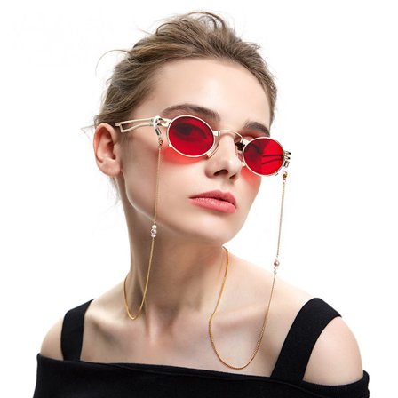 Kvinnors glasögonkedja Pärlor Glasögonhållare Maskhållare Re