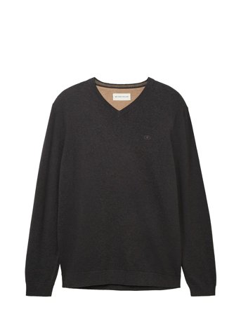 Tom Tailor | Basic V-Neck Knit | L