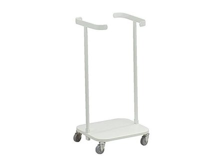 Säckvagn enkel 60L öppen med 4 hjul - Lyreco - Städ och hygien - Avfallshantering och källsortering - Säckstativ