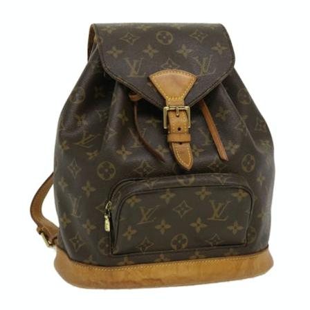 Louis Vuitton Vintage Pre-owned Canvas Montsouris Brun, Herre Vintage Tasker, Størrelse: ONE Size