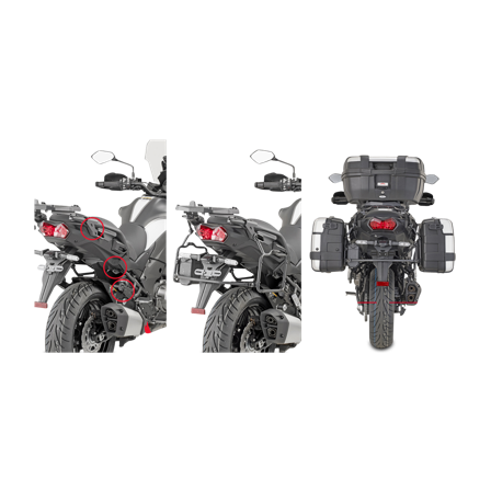 Givi PLR Monokey Rapid Release Side Bag Rack - Kawasaki Versys 1000 LT 2019-2020