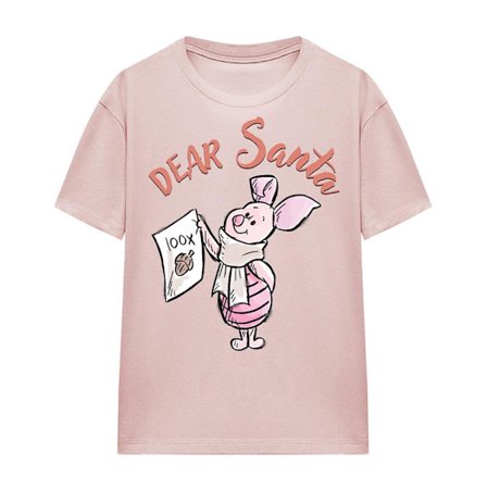 Nalle Puh Dam/Dam Dear Santa Piglet Jul T-shirt