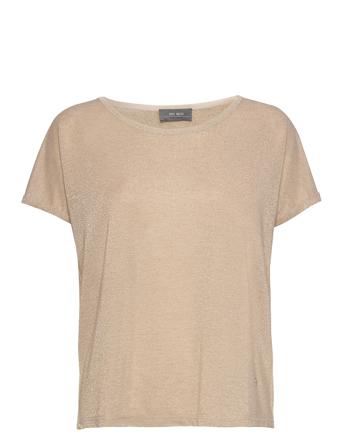 Kay Tee T-shirt Top Beige MOS MOSH