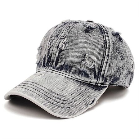 Sommer Vasket Denim Pige Baseball Kasket Sommer Justerbar Unisex Baseball Kasketter