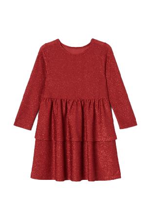 RIKIKI Glittrig klänning CAKE Klänningar Röd 98/104
