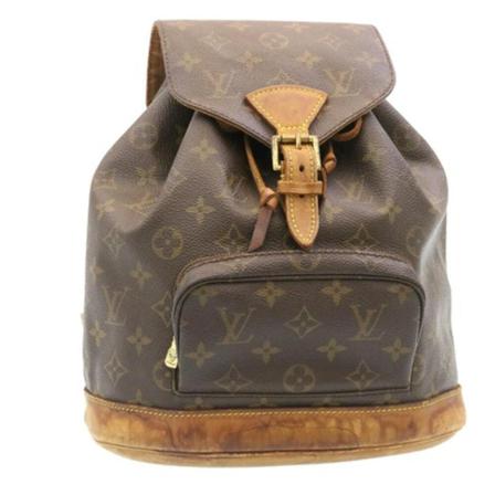 Louis Vuitton Vintage, pre-owned Montsouris Mm Bruin, Dames, Maat:ONE Size