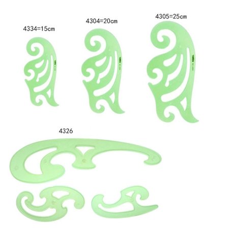 3/4/6/9/11/13 STK Tegningsmalsett Teknisk arkitektonisk