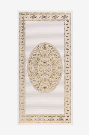 KM Home - Matto Ankara - Kulta - Sileät matot - 80X150 - - Homeroom