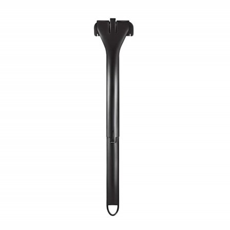 Ryggbarber med blader, ryggbarber for menn, kroppsbarber med håndtak, buet DIY rygghårbarber, for perfekt våtbarbering, effektiv ryggbarbering