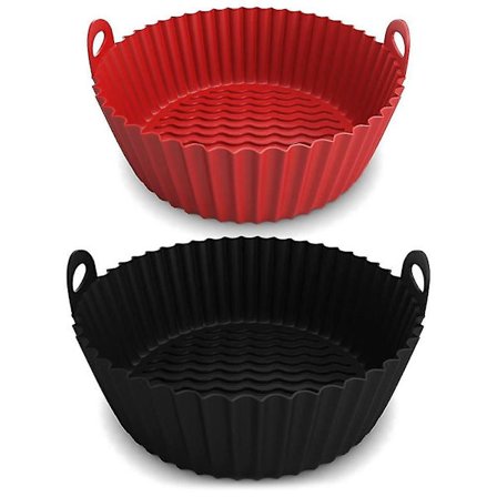 Airfryer silikonfoder (2-pack) - 7,5 tum och 8,5 tum foder