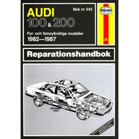 AUDI 100 & AUDI 200 4- & 5-cyl 1983-1987 Reparationshandbok
